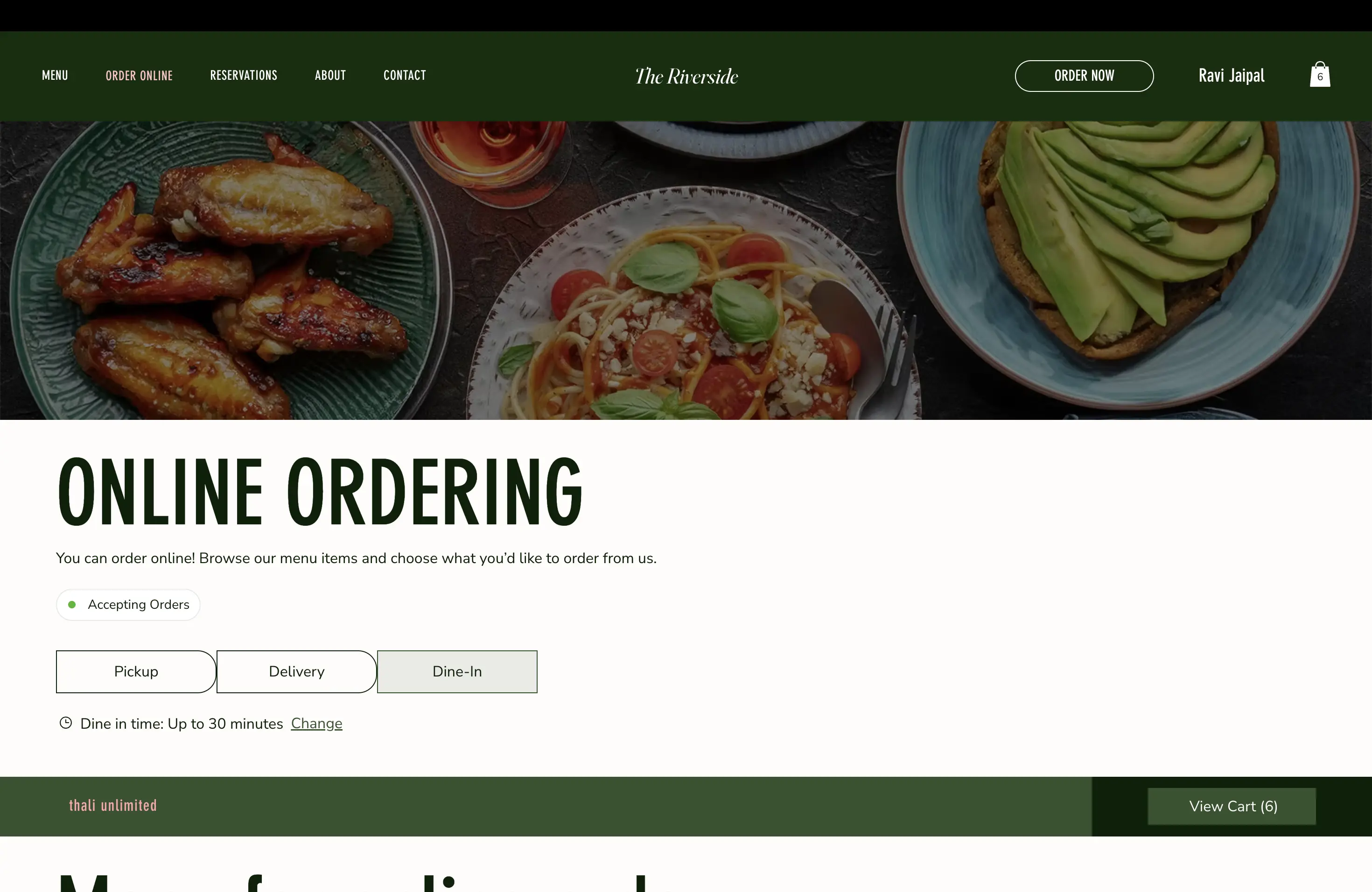 Seamless Online Ordering